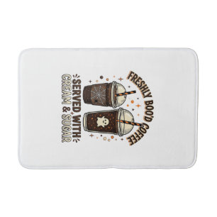 Verse Koffie Halloween Geest Beker Badmat