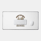 Verse Koffie Halloween Geest Beker Bureaumat (Keyboard & Muis)