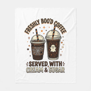 Verse Koffie Halloween Geest Beker Fleece Deken