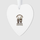 Verse Koffie Halloween Geest Beker Ornament (voorkant)