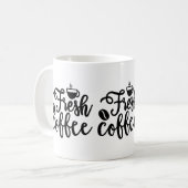 Verse koffie koffiemok (Voorkant links)