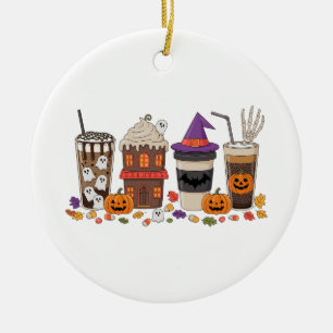Verse Koffie Schreeuw Suiker Halloween Keramisch Ornament