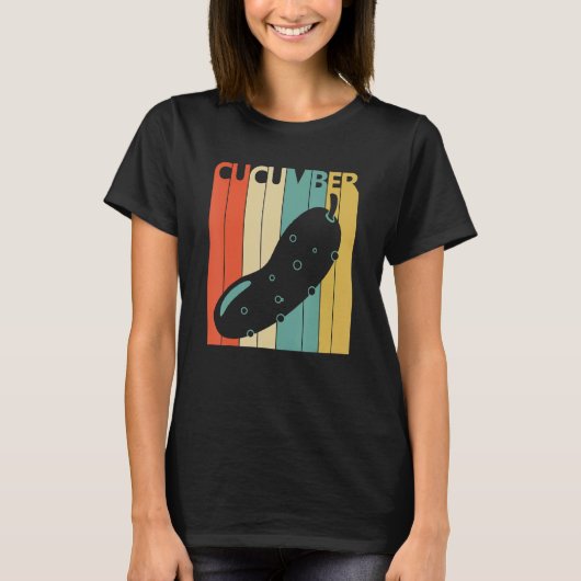 Verse Komkommer Groente T-shirt (Voorkant)