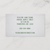 verse kool visitekaartje (Achterkant)