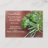 Verse Kruiden  Visitekaartje (Voorkant)