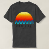 Verse kustzonsondergang t-shirt (Design voorkant)