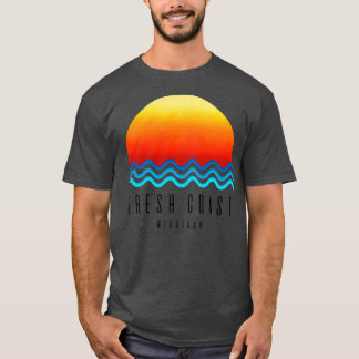 Verse kustzonsondergang t-shirt