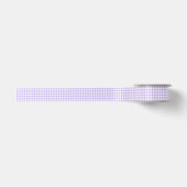 Verse Lavendel Gingham Patroon Satijnen Lint (Voorkant)