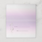 Verse Lavendel Wedding Place Card Plaatskaartje (Buitenkant ongevouwen)