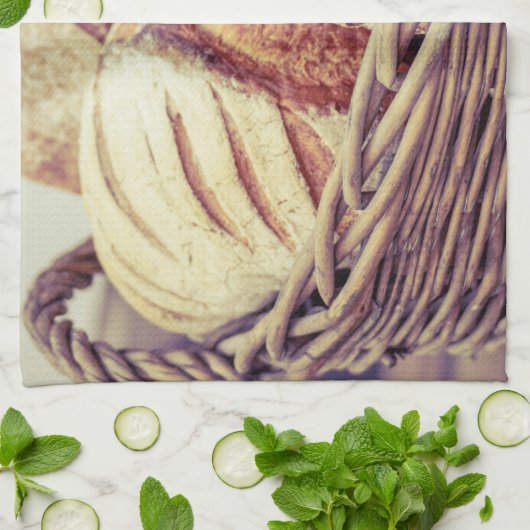 Verse leesmandje theedoek (Gevouwen)