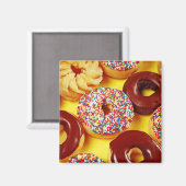 Verse lekkere donuts magneet (Voorkant / Achterkant)