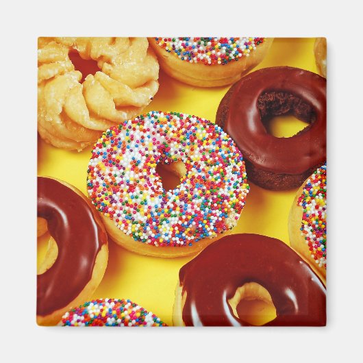 Verse lekkere donuts magneet (Voorkant)