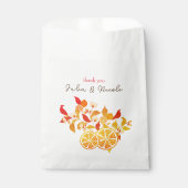 Verse Lemony Liefde Citrus Foliage Bruiloft Bedankzakje (Voorkant)