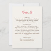 Verse Lemony Liefde Citrus Foliage Bruiloft Kaart (Achterkant)