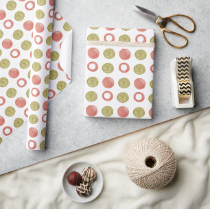Verse lente patroon waterverf handgeschilderd cadeaupapier