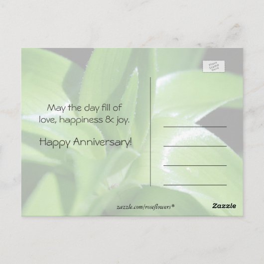 Verse lentegroenolifant vertrekt blijdschap briefkaart (Achterkant)