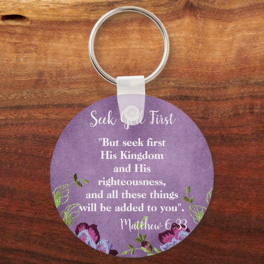 Verse liefdadige en charmatieve bijbel sleutelhanger (Voorkant)