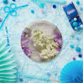 Verse liezen op oude kant papieren bordje (Feest)