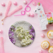 Verse liezen op oude kant papieren bordje (Feest)