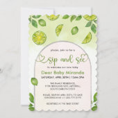 Verse Limoen Citrus Gender Neutral Sip en See Kaart (Voorkant)