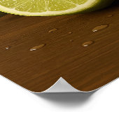 Verse Limoen Juice Summer – Verfrissende Citrus Poster (Hoek)