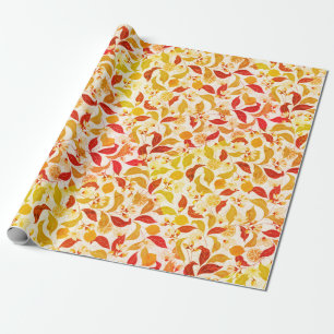 Verse Limoen Liefde Citrus Loof Huwelijk Cadeaupapier