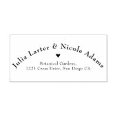 Verse Limoenen Liefde Citrus Loof Bruiloft Zelfinktende Stempel (Design)