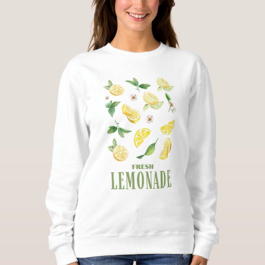 Verse limonade basic sweatshirt (Voorkant)