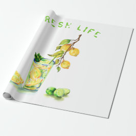 Verse limonade Drink-limonade-omslagpapier Cadeaupapier
