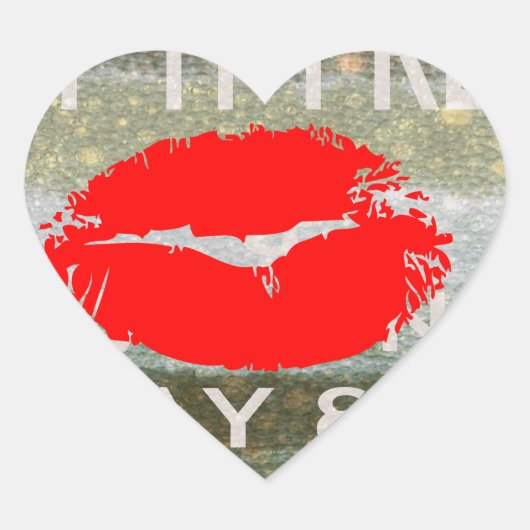 Verse lippen, opwekkende vibes: ‘Keep It Fresh & N Hart Sticker (Voorkant)