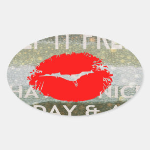 Verse lippen, opwekkende vibes: ‘Keep It Fresh & N Ovale Sticker