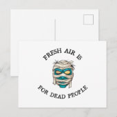 Verse lucht voor doden briefkaart (Voorkant / Achterkant)