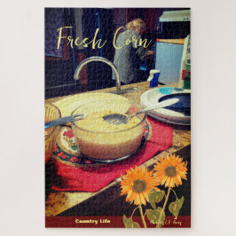 Verse maïs / Landleven - Tuin Legpuzzel