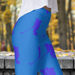 Verse Marine Blauwe Vrouwen IJshockey Patroon Leggings<br><div class="desc">Comfortabele en trendy Leggings voor ijshockeyliefhebbers! Breng wat kleur aan je ijshockeyuitrusting met deze trendy leggings! Of je nu hard werkt tijdens de training of geniet van wat downtime, deze leggings bieden zowel stijl als comfort. Blijf stijlvol en zelfverzekerd, op of naast het ijs - winkel nu en vernieuw uw...</div>