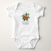 Verse Markt Aardbei Baby Shower Romper (Voorkant)