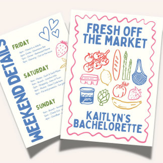 Verse Markt Bachelorette Reisplan Sjabloon Kaart