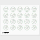 Verse Markt Bloemachtige Bruiloft Sticker (Vel)