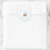 Verse Markt Bloemenkar Bruidsdouche Ronde Sticker (Tas)