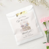 Verse Markt Bloemenkar Bruiloftsborrel Bedankzakje (Gezegeld)