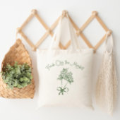 Verse Markt Boeket in speelse saliegroene tinten Tote Bag