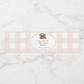 Verse Markt Boerenmarkt Bruidsborrel Waterfles Etiket (Enkel label)