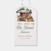 Verse Markt Boerenmarkt Bruidsdouche Cadeaulabel (Voorkant)