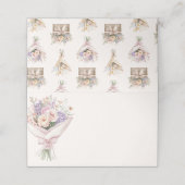 Verse Markt Bruidsdouche Plaatskaartje (Buitenkant ongevouwen)