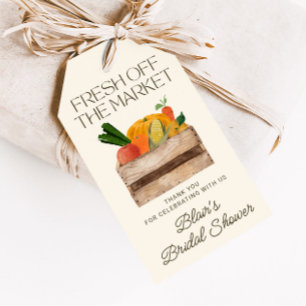 Verse Markt Bruidsfeestje Cadeaulabel