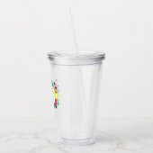 Verse Markt Bruidsmeisjesfeest Acryl Drinkbeker (Links)