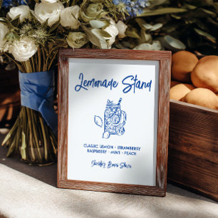 Verse Markt Lemonade Bruiloftsontvangst Bord