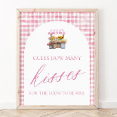 Verse Markt Raad Hoeveel Kusjes Bord Poster