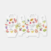 Verse Markt Vruchten Bruidsdiner Bedankdoosjes (Uitgevouwen)