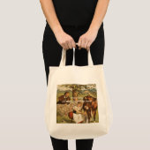 Verse melk rechtstreeks uit het Boerderij Tote Bag (Voorkant (product))