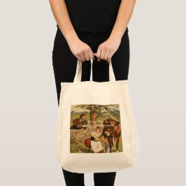 Verse melk rechtstreeks uit het Boerderij Tote Bag